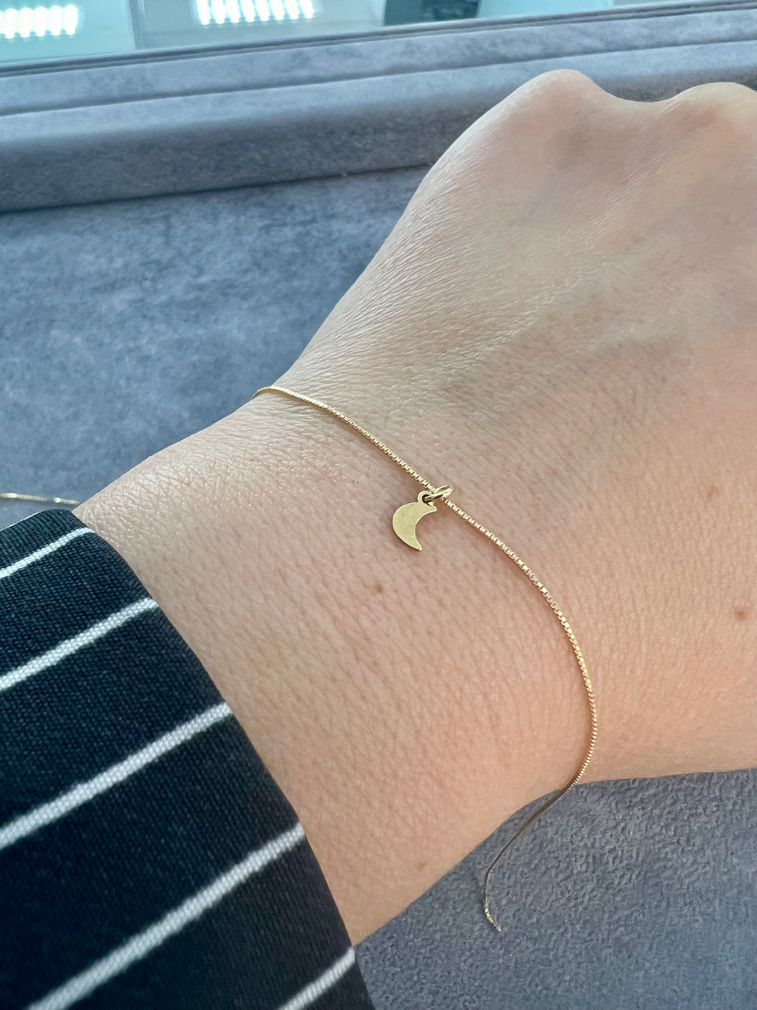 Ellegi Gioielli | Linea Micro ciondolo luna in oro giallo