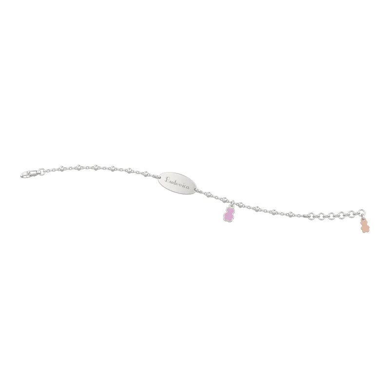 Nanan Bijou | Bracciale con targhetta in argento 925