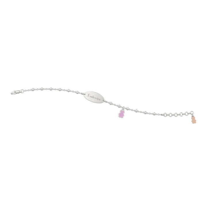 Nanan Bijou | Bracciale con targhetta in argento 925
