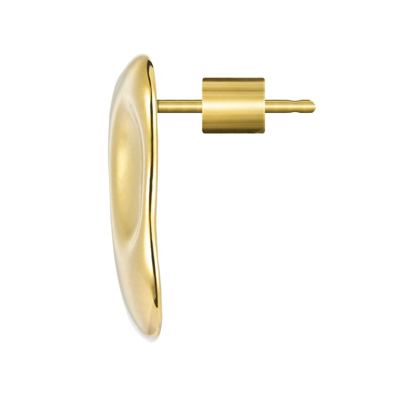 Marlù | Orecchino a lobo quadrato irregolare