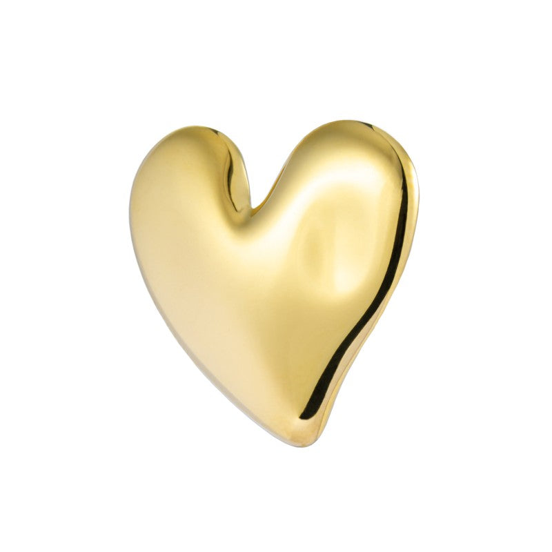 Marlù | Orecchino a lobo cuore irregolare 2,1 cm