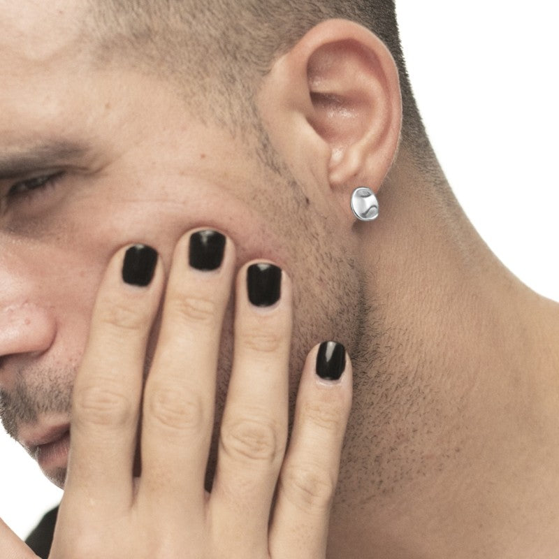 Marlù | Orecchino a lobo bottone irregolare