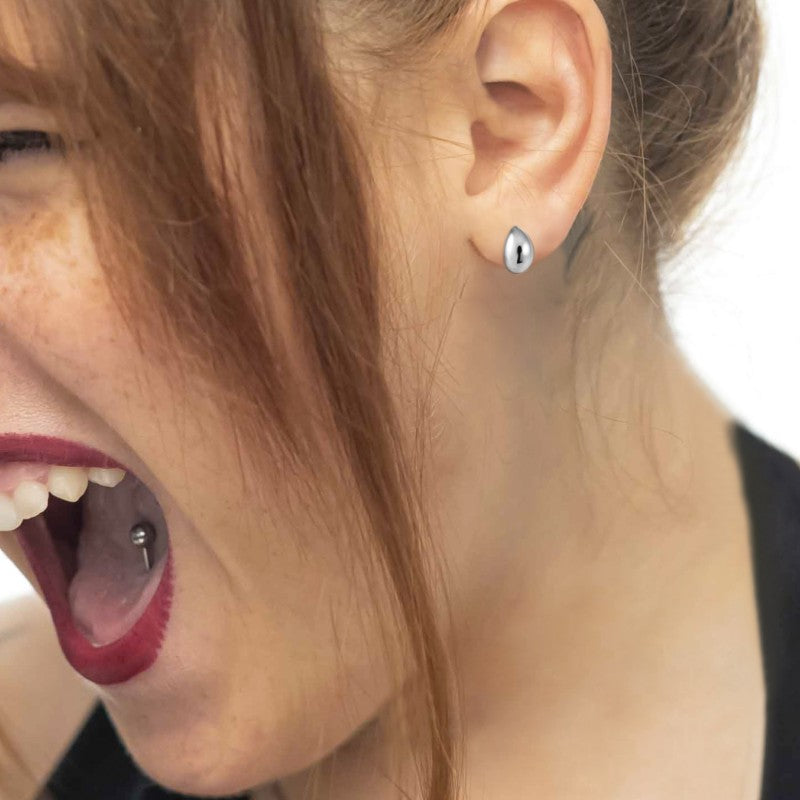 Marlù | Orecchino a lobo goccia