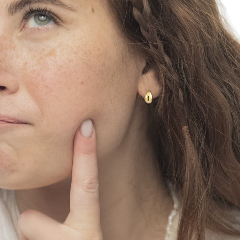 Marlù | Orecchino a lobo goccia