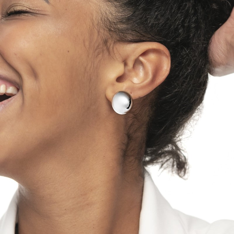 Marlù | Orecchino a lobo bottone 2,5 cm