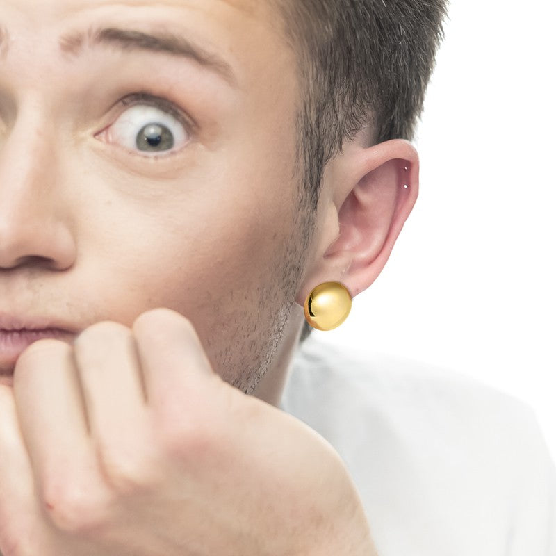 Marlù | Orecchino a lobo bottone 2,5 cm