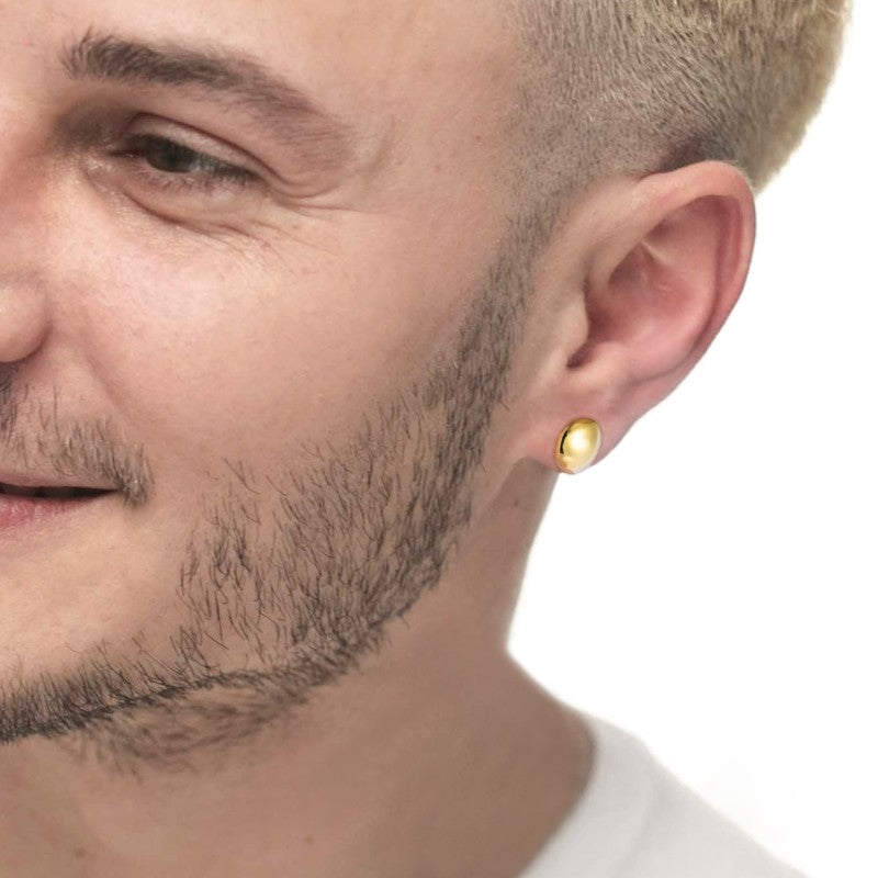 Marlù | Orecchino a lobo bottone 1,2 cm