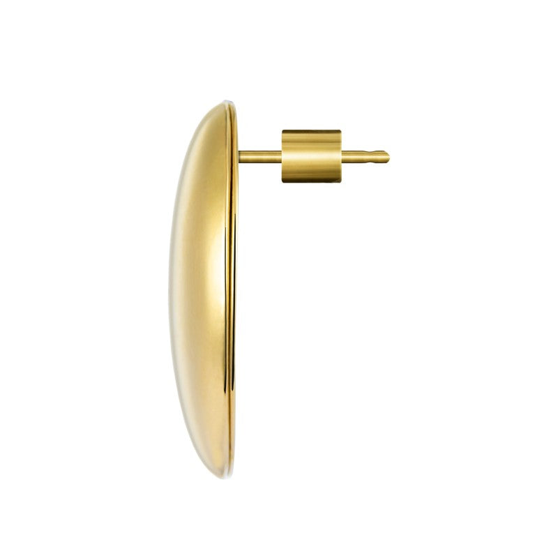 Marlù | Orecchino a lobo bottone ovale 2,8 cm