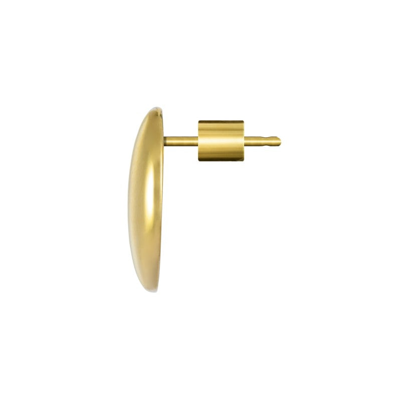 Marlù | Orecchino a lobo bottone ovale 1,6 cm