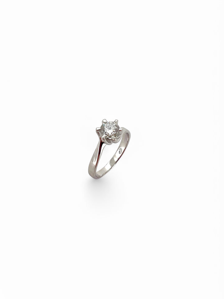 Ellegi Gioielli | Anello solitario 6 griffe Valentino