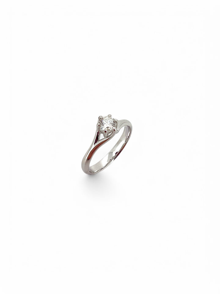 Ellegi Gioielli | Anello solitario 6 griffe fiore