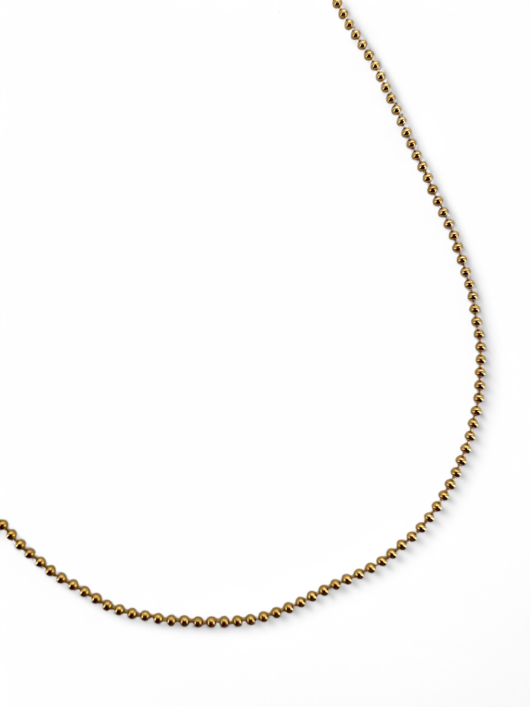 Linea Gold | Catenina sfere in oro giallo