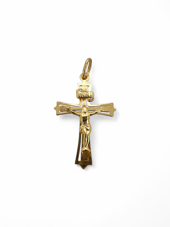 UNOAERRE | Ciondolo croce in oro 9 kt