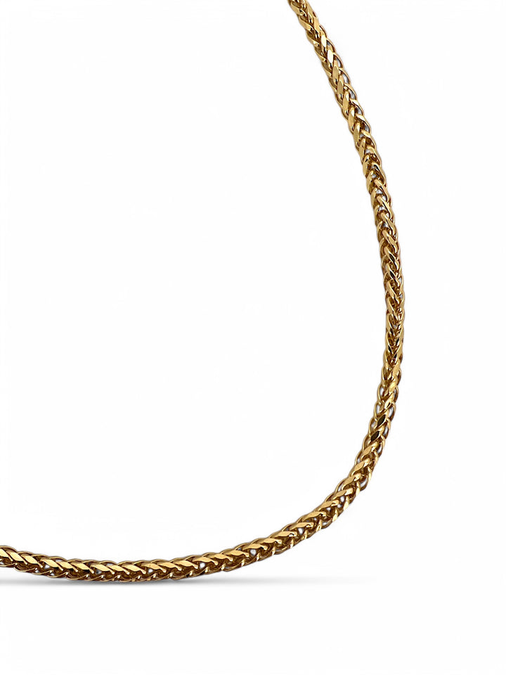 Linea Gold | Collana maglia fitta spiga in oro