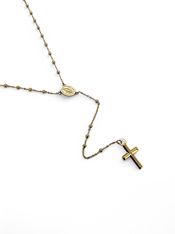 UNOAERRE | Collana rosario in oro 9 kt