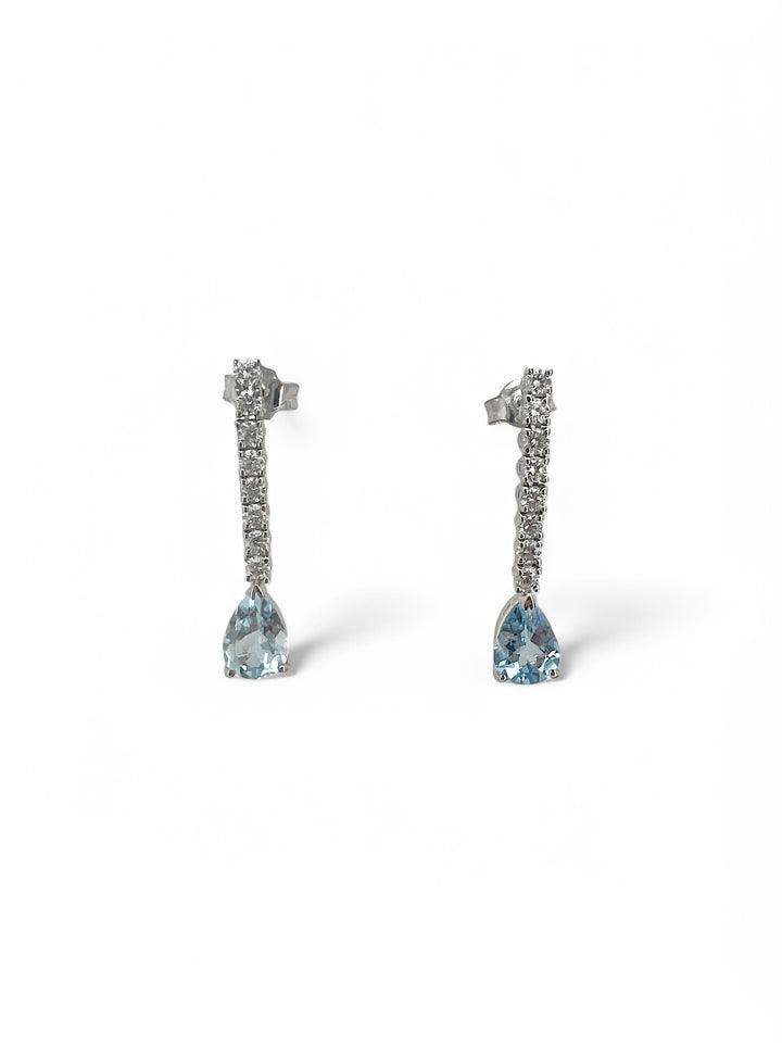 Ellegi Gioielli | Orecchini pendenti con acquamarine