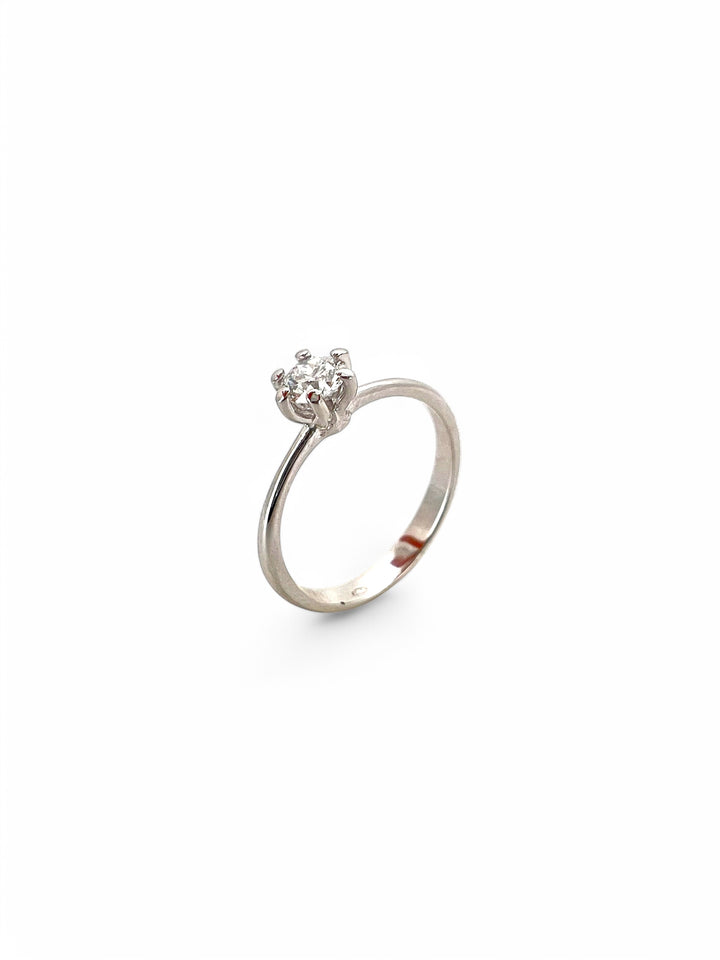 Ellegi Gioielli | Anello solitario 6 griffe con certificazione GIA