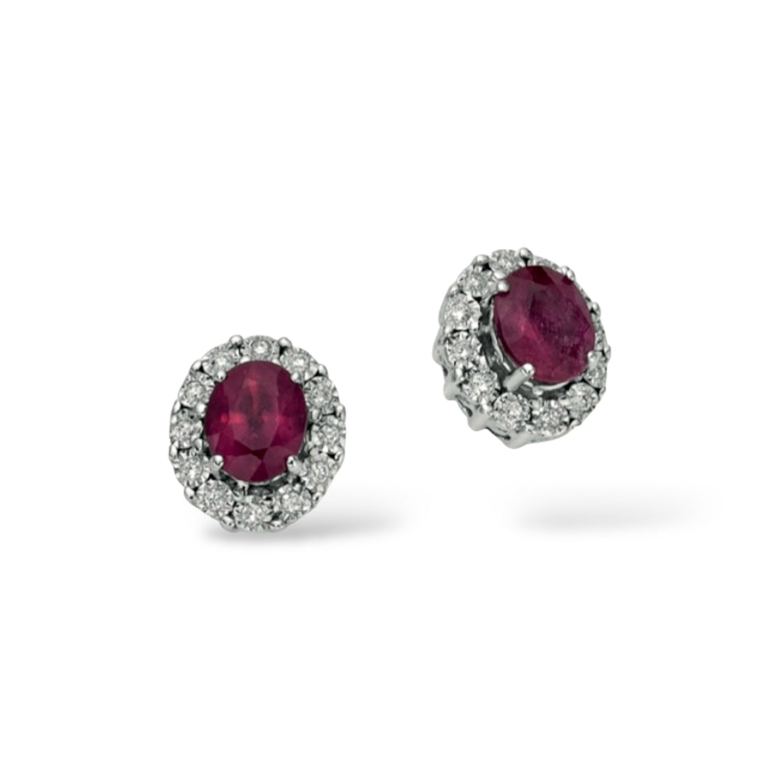 OroGioia | Orecchini con rubini in oro 9 kt