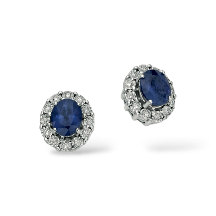 OroGioia | Orecchini con zaffiri in oro 9 kt