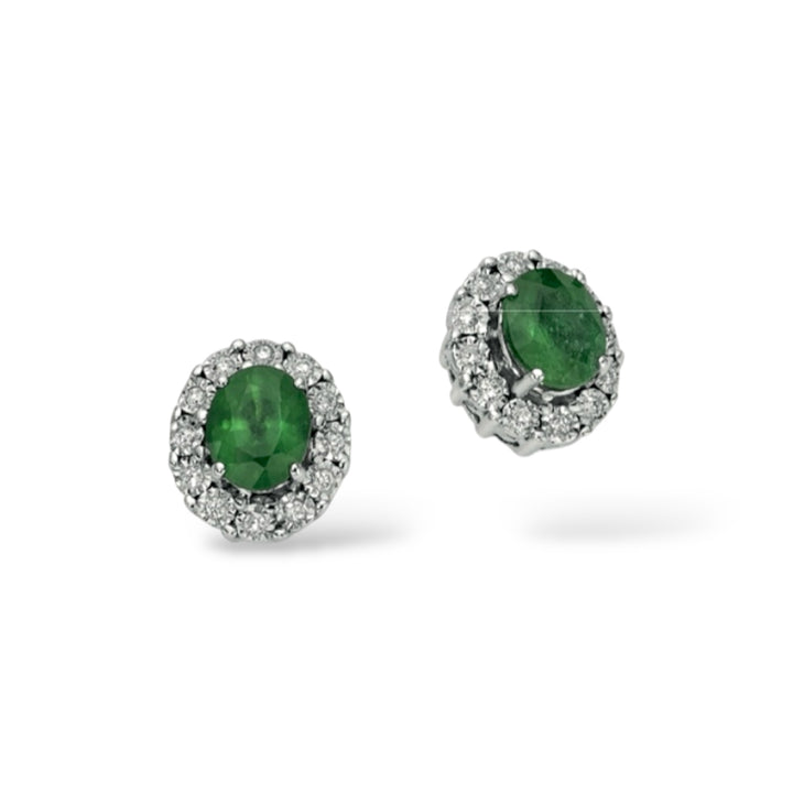 OroGioia | Orecchini con smeraldi in oro 9 kt