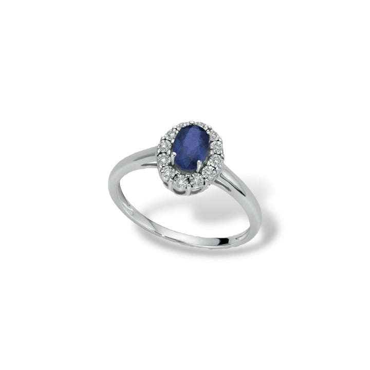 OroGioia di DonnaOro | Anello con zaffiro in oro 9 kt