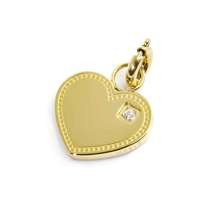 Marlù | Charm cuore con zircone