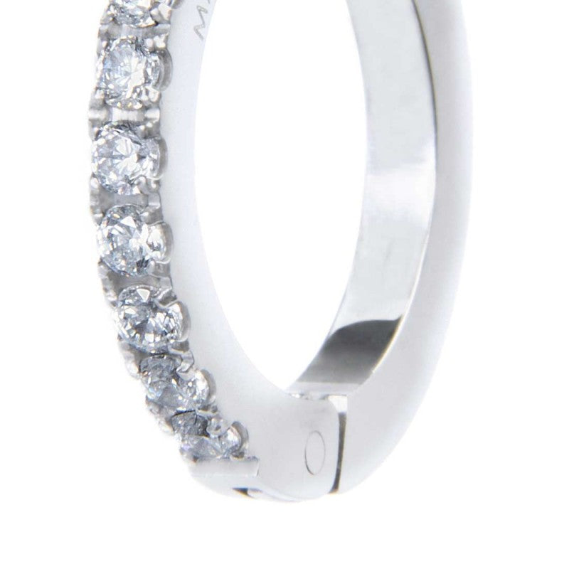 Marlù | Orecchino a cerchio con zirconi