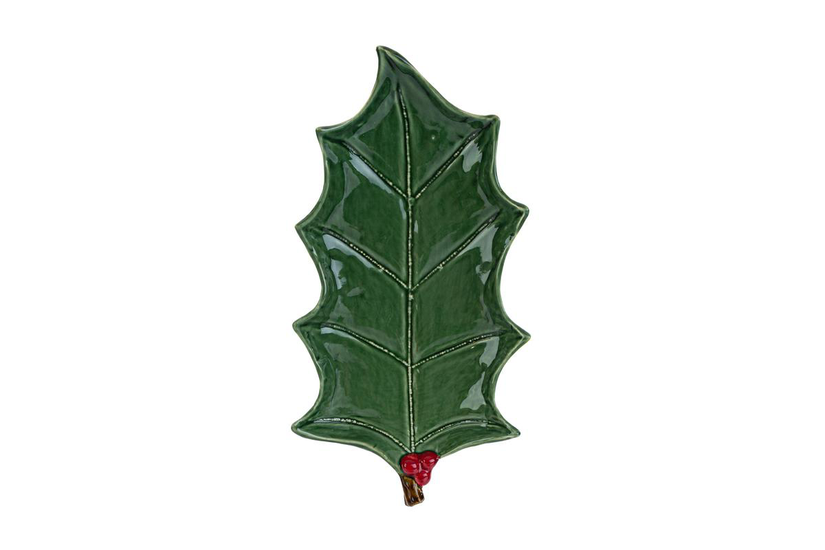 Le Stelle | Vassoio foglia natalizia