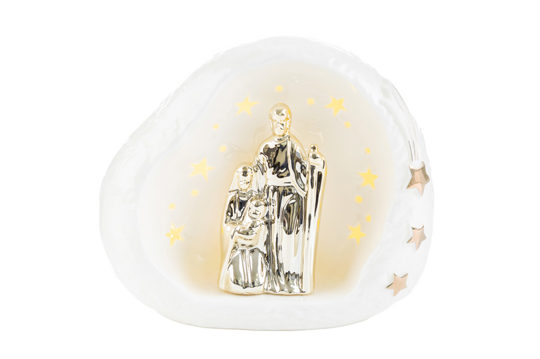 Le Stelle | Sacra Famiglia in porcellana