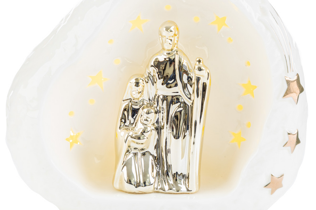 Le Stelle | Sacra Famiglia in porcellana