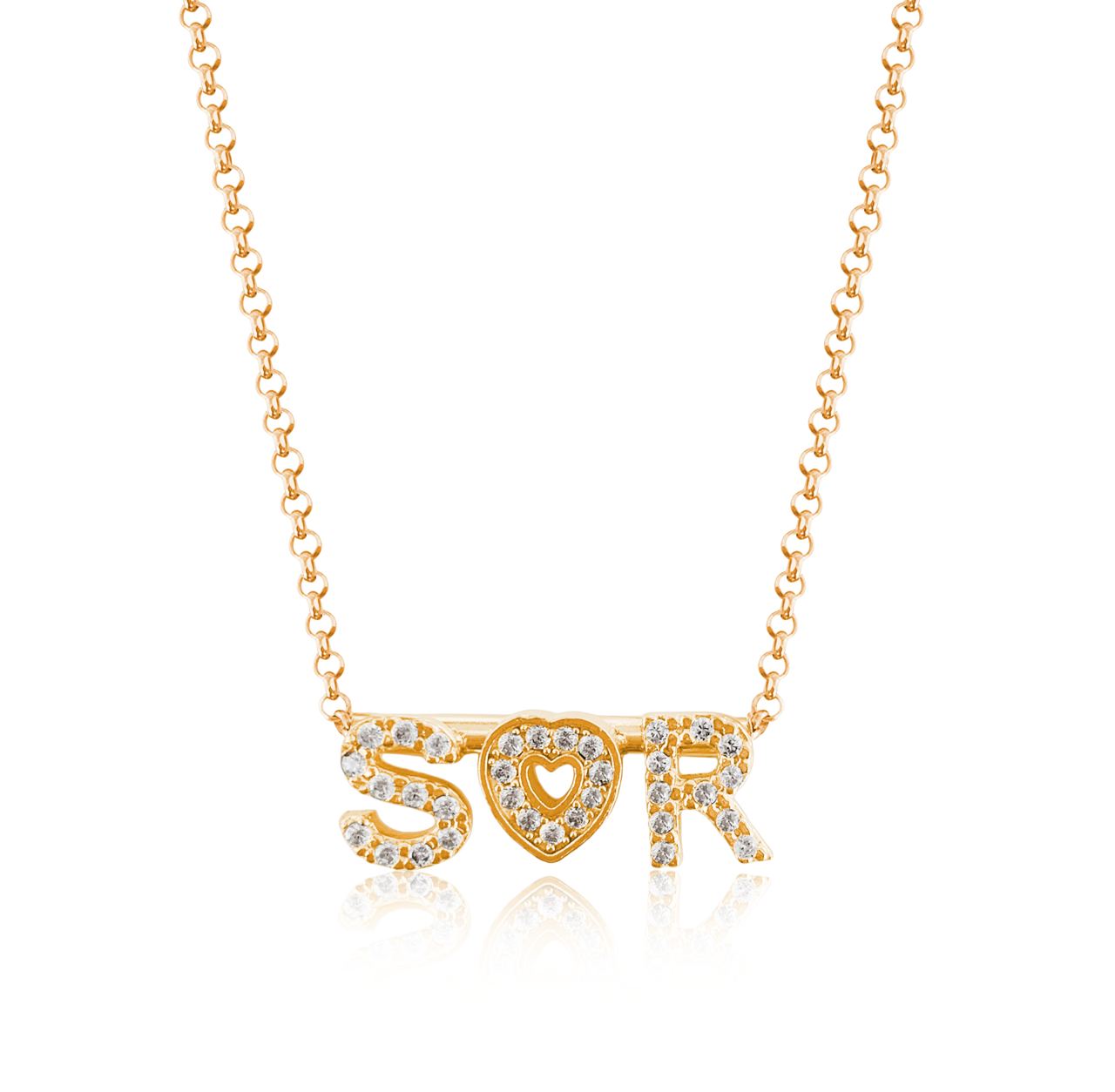 Le Scritte dell’Amore | Collana coppia di iniziali