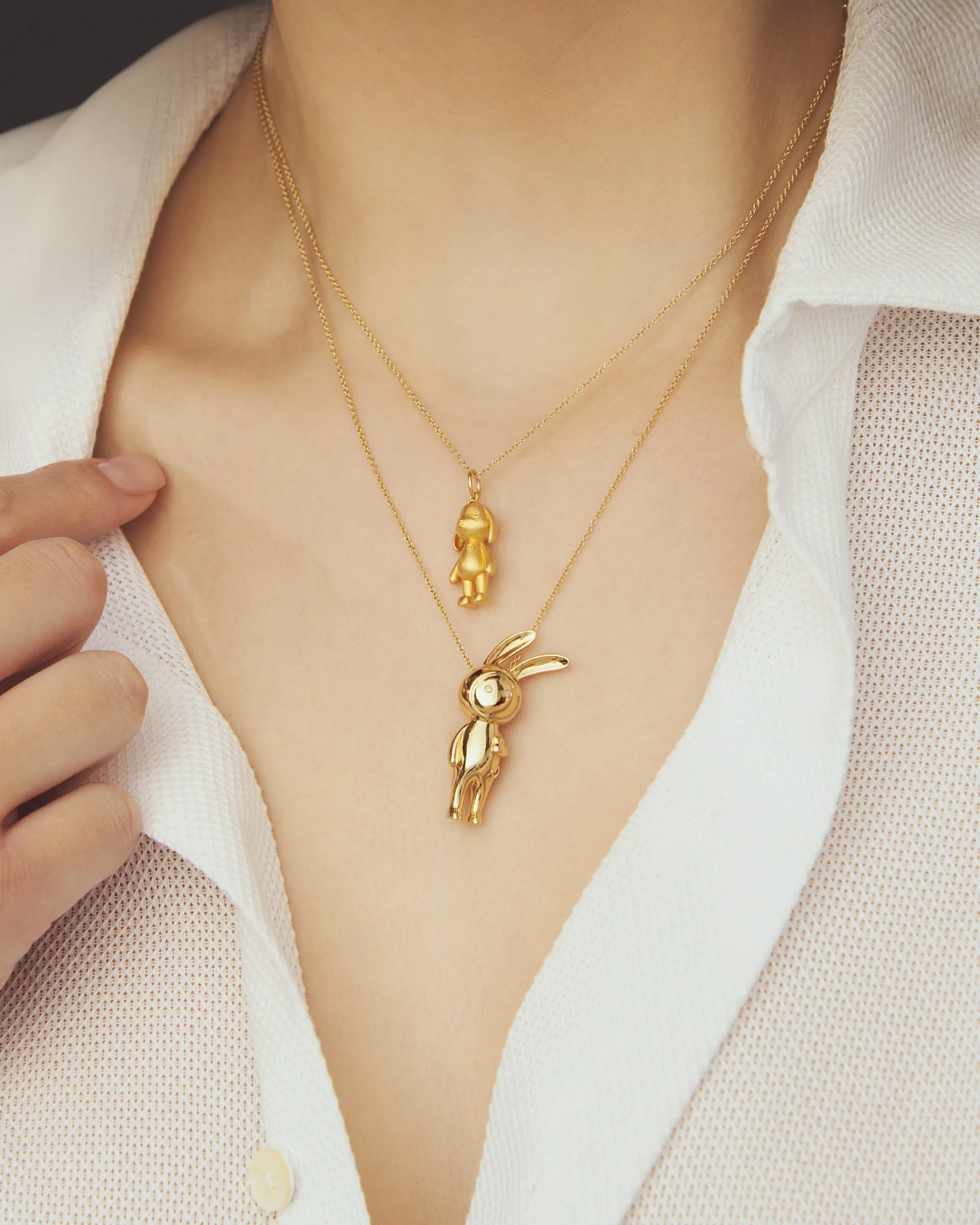 I Goldies di Gianni Carità | Ciondolo Heart Bunny