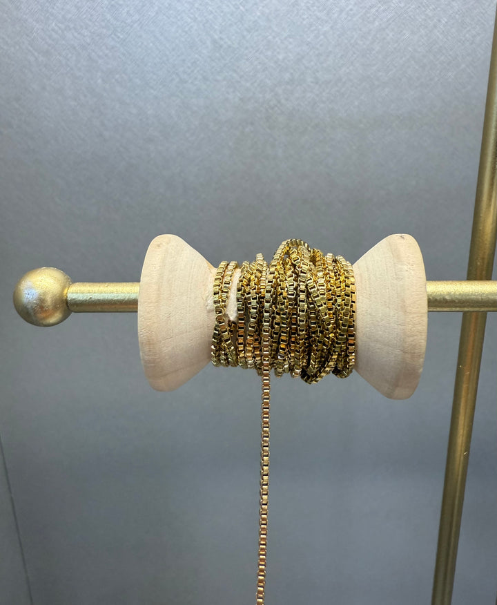 Ellegi Bijoux | Bracciale saldato maglia veneziana dorata in acciaio