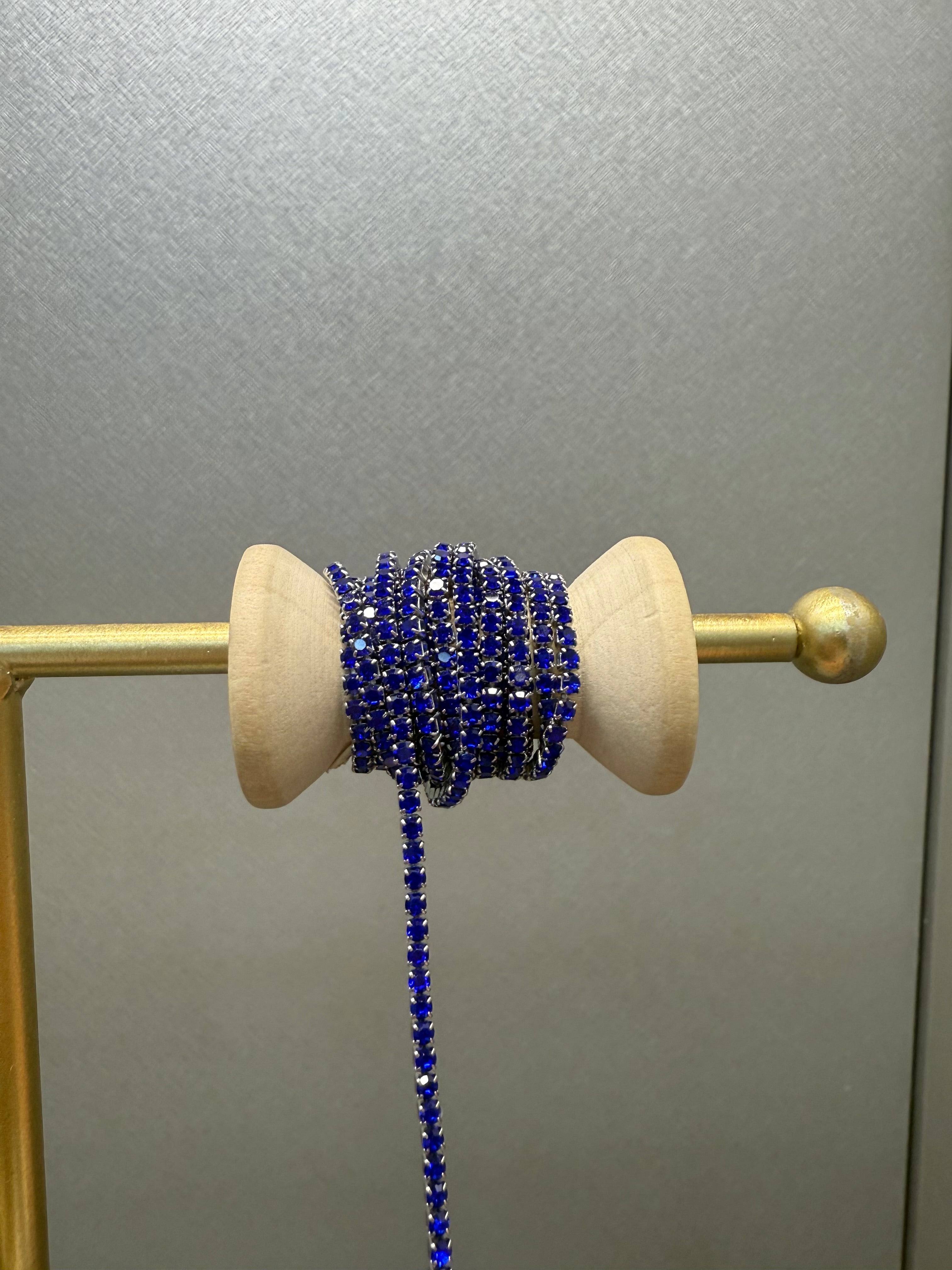 Ellegi Bijoux | Bracciale saldato maglia tennis blu