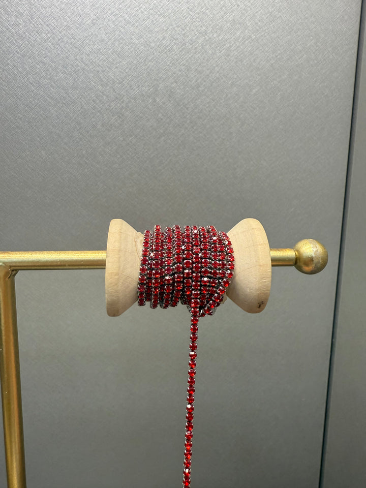 Ellegi Bijoux | Bracciale saldato maglia tennis rosso