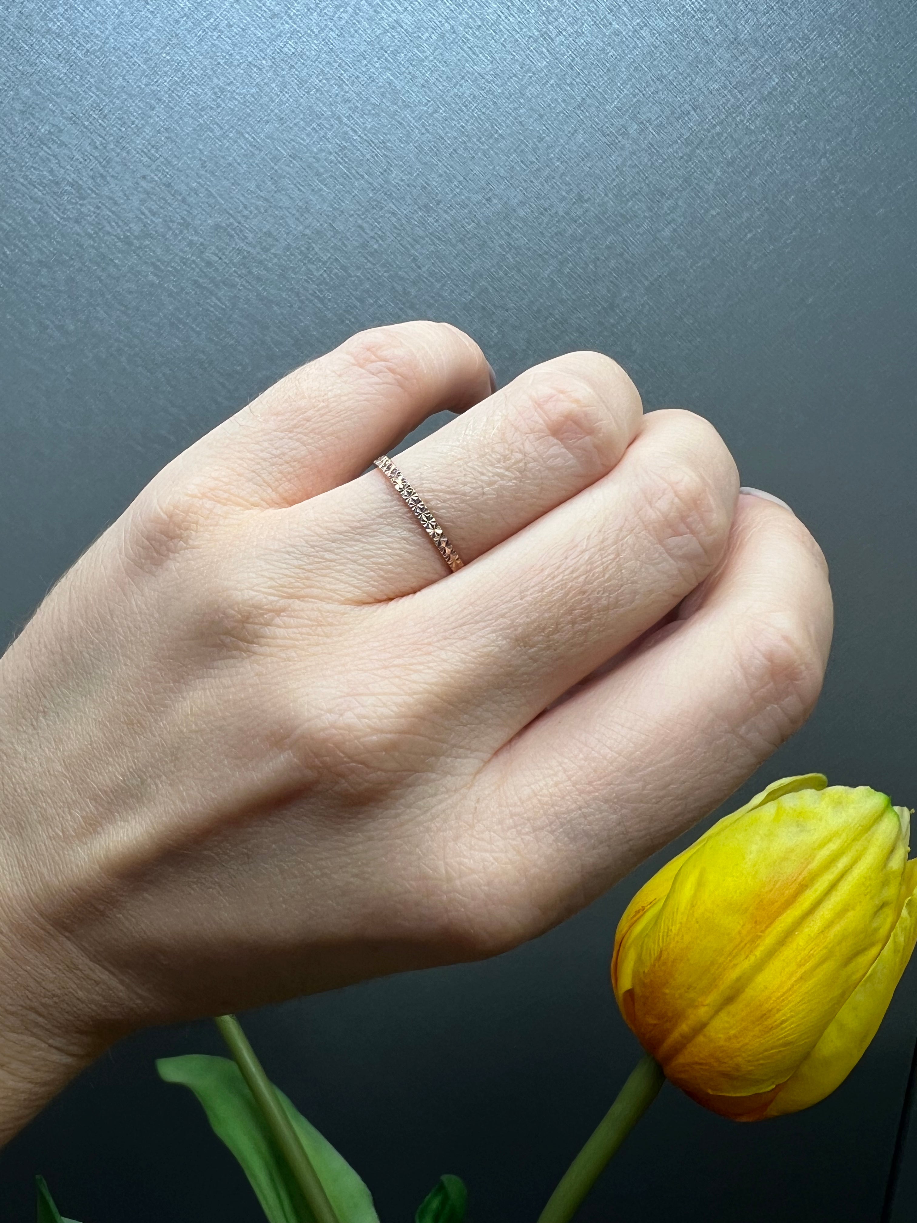 Ellegi Argento | Fedina rosè in argento