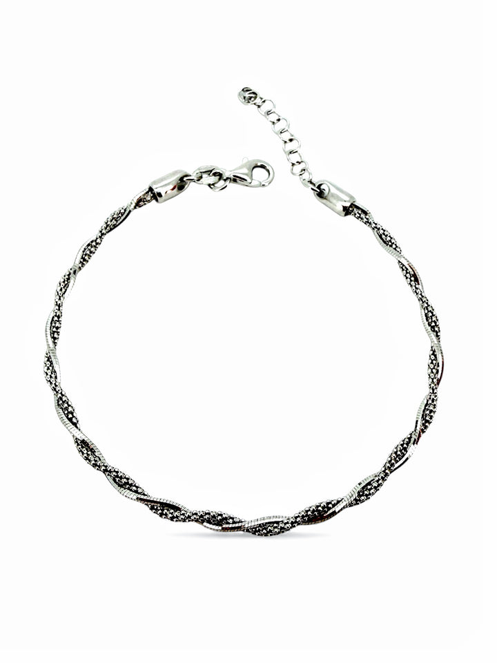 Ellegi Argento | Bracciale fune old style