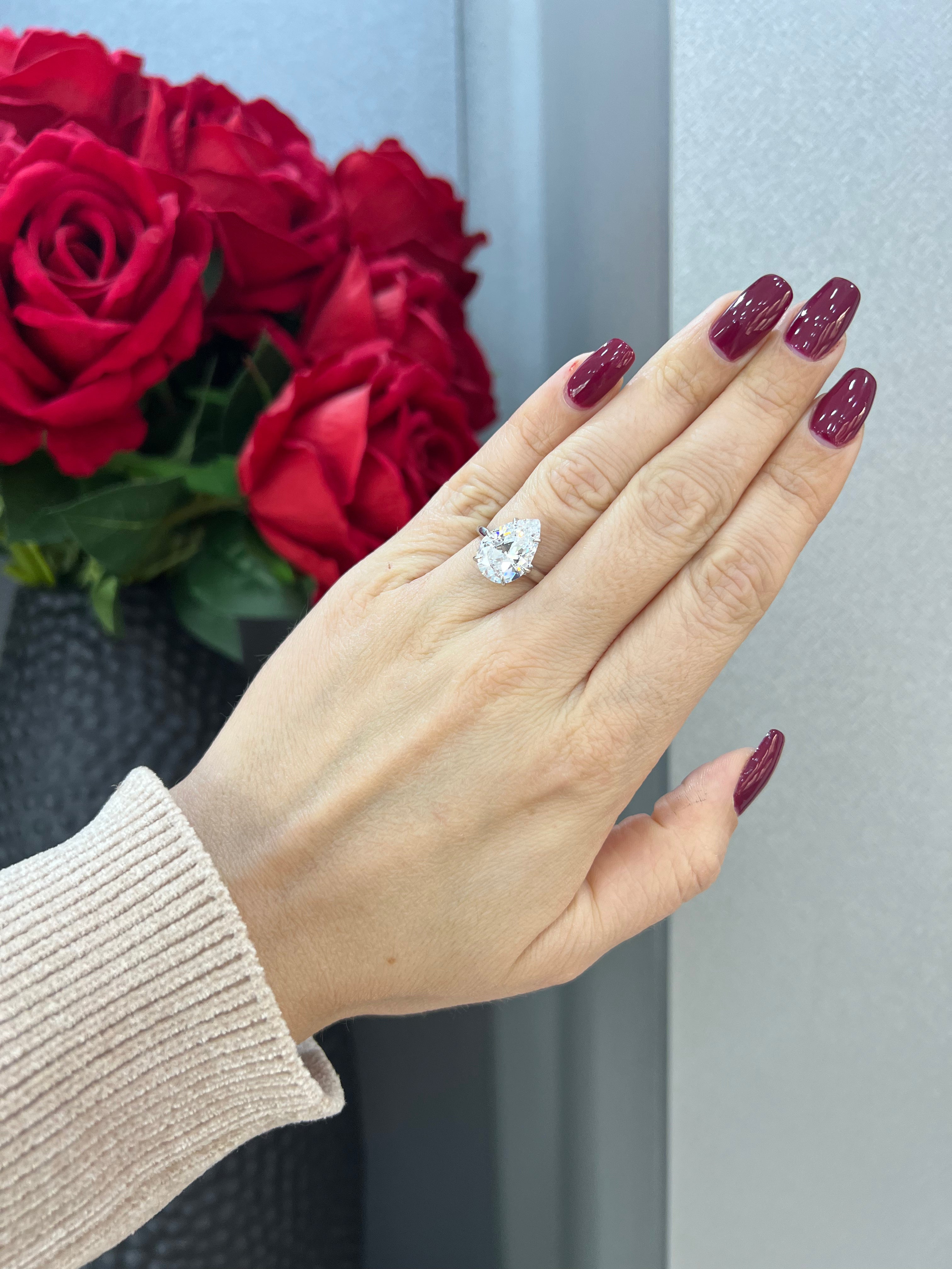 Ellegi Argento | Anello con pietra a goccia