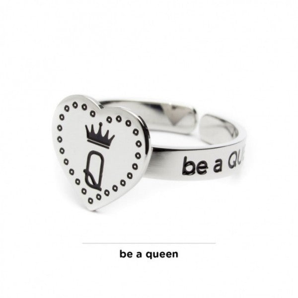Marlù | Anello cuore queen