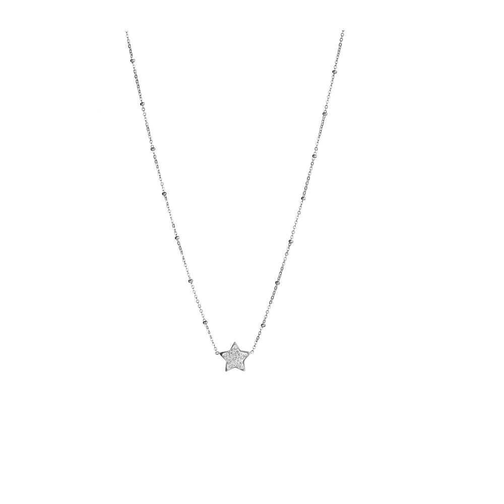 Sovrani | Collana con stella in zirconi