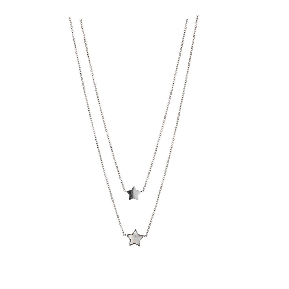 Sovrani | collana doppio filo con stelle