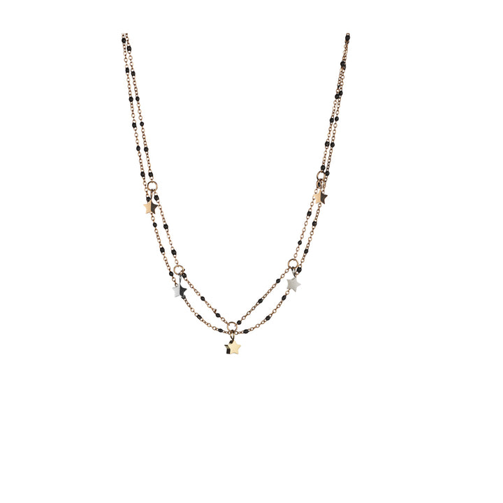 Sovrani | Collana doppio filo con stelle