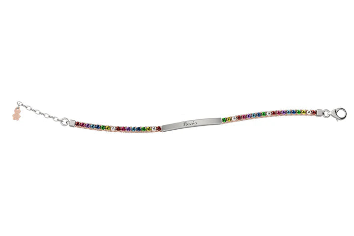 Nanan Bijou | Bracciale tennis personalizzabile in argento 925