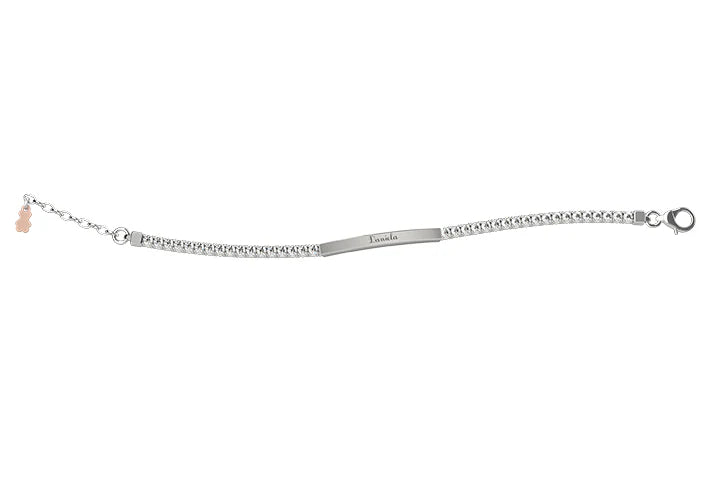 Nanan Bijou | Bracciale tennis personalizzabile in argento 925