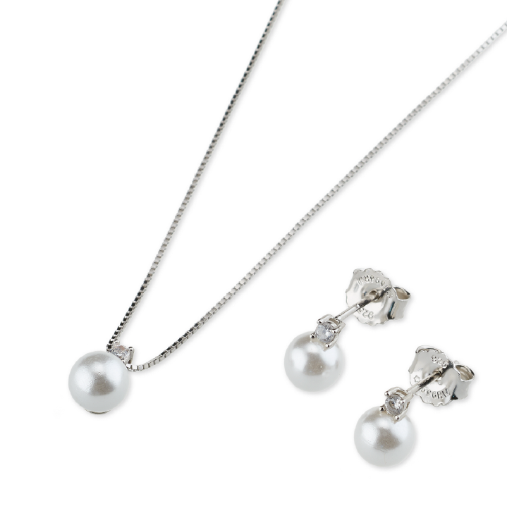 Sovrani | Set collana e orecchini Luce
