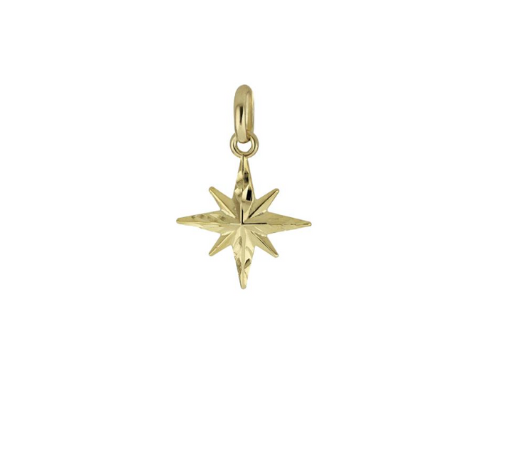 iGold | Ciondolo rosa dei venti in oro 9kt