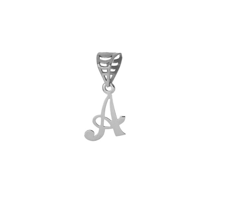 iGold | Ciondolo lettera in oro bianco 9kt