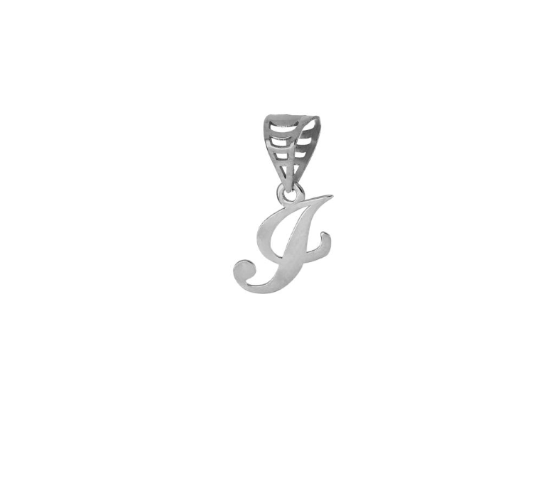 iGold | Ciondolo lettera in oro bianco 9kt