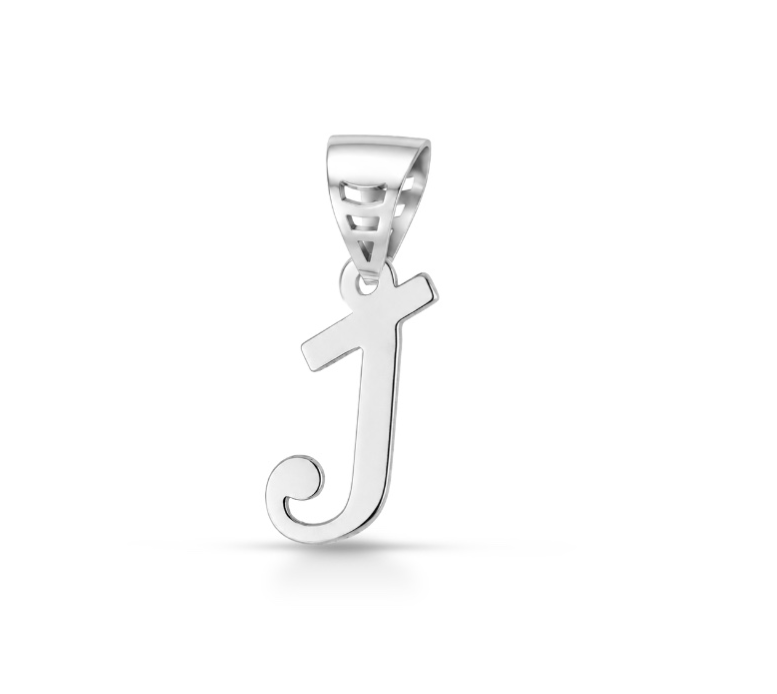 iGold | Ciondolo lettera in oro bianco 9kt