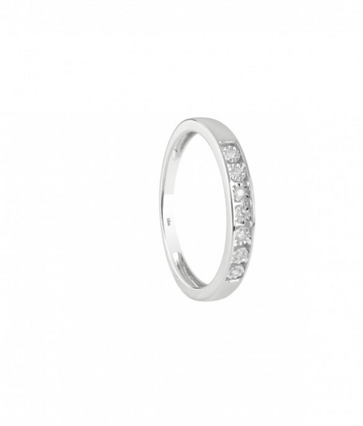 Bliss Gioielli | Veretta in oro bianco e diamanti